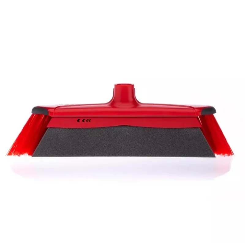 Vassoura de chão VILEDA 143703 com cabo, tecnopolímero, cerdas macias/duras, interior, 130 cm, vermelho