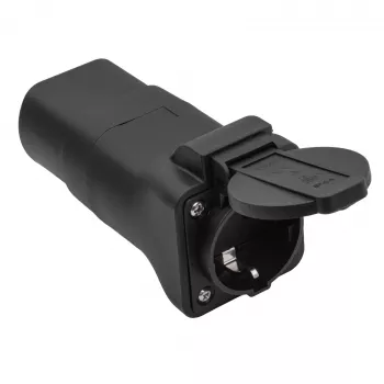 Akyga AK-SC-E29 Adaptador de estação de carregamento, Type 2 (ficha) para tomada Schuko, 13 A, 3,5 kW
