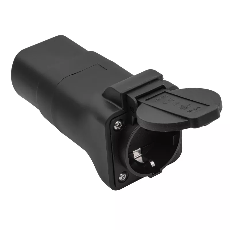 Akyga AK-SC-E29 Adaptador de estação de carregamento, Type 2 (ficha) para tomada Schuko, 13 A, 3,5 kW