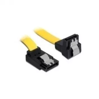 Cabo SATA ficha/ficha DeLOCK 0,3 m amarelo 82820