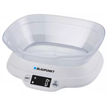 Balança de cozinha com taça Blaupunkt FKS501 - 5 kg, 1 g, taça, preto
