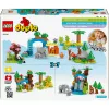 LEGO DUPLO Town Famílias de Animais Selvagens 3 em 1 10446 – 92 peças, a partir dos 2 anos, 200×220×340 mm