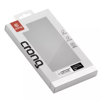 Capa Crong Hybrid Frost MAG com MagSafe para iPhone 17 Pro Max Frosted preto
