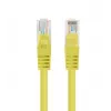 Cabo de patch Cat.5e UTP 1 m amarelo FLUKE PASSED LANBERG pack de 10
