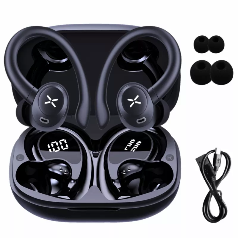 Auscultadores desportivos sem fios MANTA Rytmo Sport 2 MATWS012BK — True Wireless, In-Ear, preto