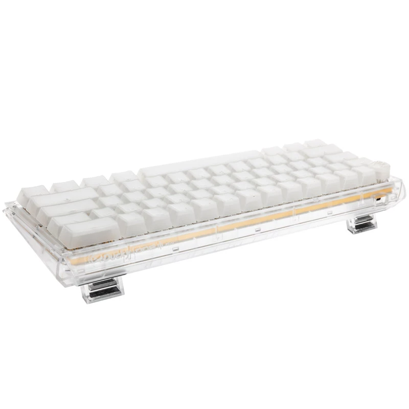 Teclado Ducky One 3 Aura branco Mini Gaming, RGB-LED - MX-Blau (US)