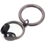 Porta-chaves TROIKA Metalldesign auscultadores KR17-07/GM, acessório compacto para chaves e bolsas