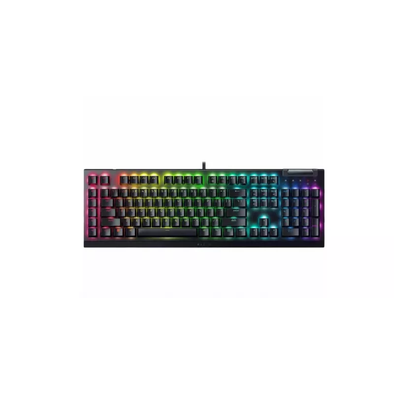 Razer BlackWidow V4 X teclado gaming com fios, cirílico, interruptores Yellow, preto