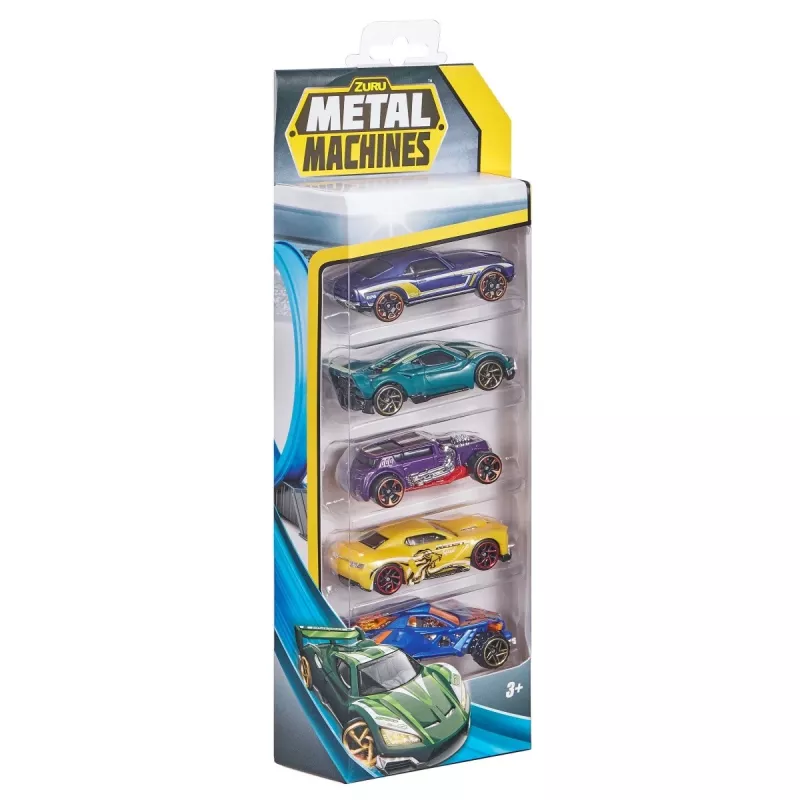 Zuru Metal Machines carros de metal fundido (5 un.) 1:64, série 2, sortidos