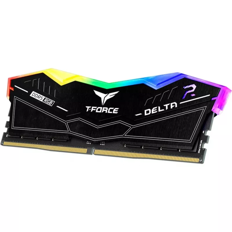 DIMM 32 GB DDR5-6400 (2x 16 GB) kit duplo, memória preta, FF3D532G6400HC32ADC01, Delta RGB, INTEL XMP, AMD EXPO