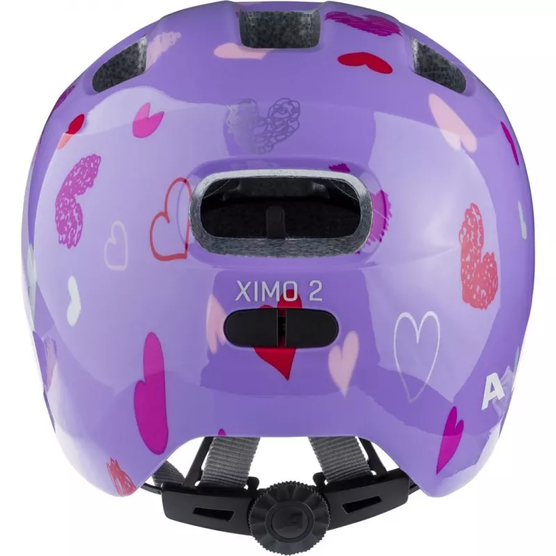Capacete de bicicleta ALPINA XIMO 2 PURPLE HEARTS GLOSS 49-54
