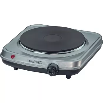 Placa de aquecimento Rommelsbacher ELTAC EK 18 — placa única, 1500 W, prateado metálico