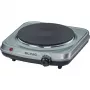 Rommelsbacher ELTAC EK 18 placa elétrica individual, 1500 W, Ø 18 cm, prateado/preto