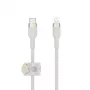 Belkin BOOST CHARGE - Cabo Lightning - USB-C macho de 24 pinos para Lightning macho - 1 m - branco - para Apple iPad/iPhone/iPod (Lightning)