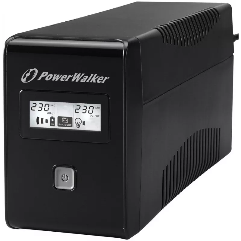 PowerWalker VI 850 LCD fonte de alimentação ininterrupta (UPS) Line-Interactive 0,85 kVA 480 W