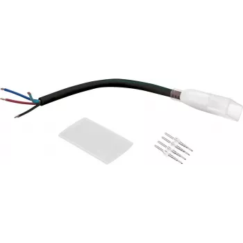 LED Neon Flex 230V fino RGB EUROLITE 50499820 com extremidades abertas