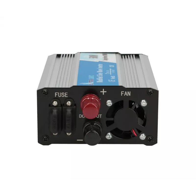 Conversor de tensão para automóvel Extralink OPIM-500W 12V, 500W onda modificada, caixa de alumínio, refrigeração ativa