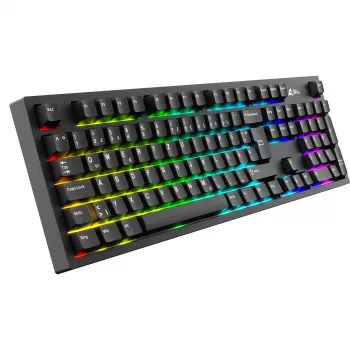 Sharkoon OfficePal KB70W Mech teclado mecânico, Linear Silent, disposição DE