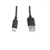 Cabo Lanberg CA-USBO-10CC-0010-BK (ficha USB 2.0 - USB 2.0, USB, ficha Type-C, 1m, preto) (CA-USBO-10CC-0010-BK)
