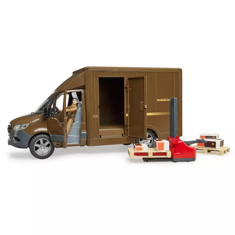 Modelo de furgão BRUDER 02678 pré-montado 1:16