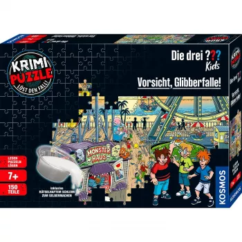 Puzzle de detetive Die drei Kids: Cuidado com a armadilha de gosma (150 peças)