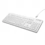 Teclado higiénico MAN&MACHINE Keyboard Very Cool branco lavável, 104 teclas, DE (VC/DE/W5)
