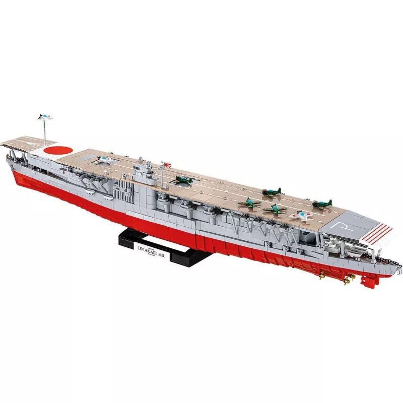 Conjunto de blocos COBI IJN Akagi porta-aviões 3573 peças