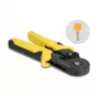 Alicate de crimpagem DeLOCK 90558 preto amarelo