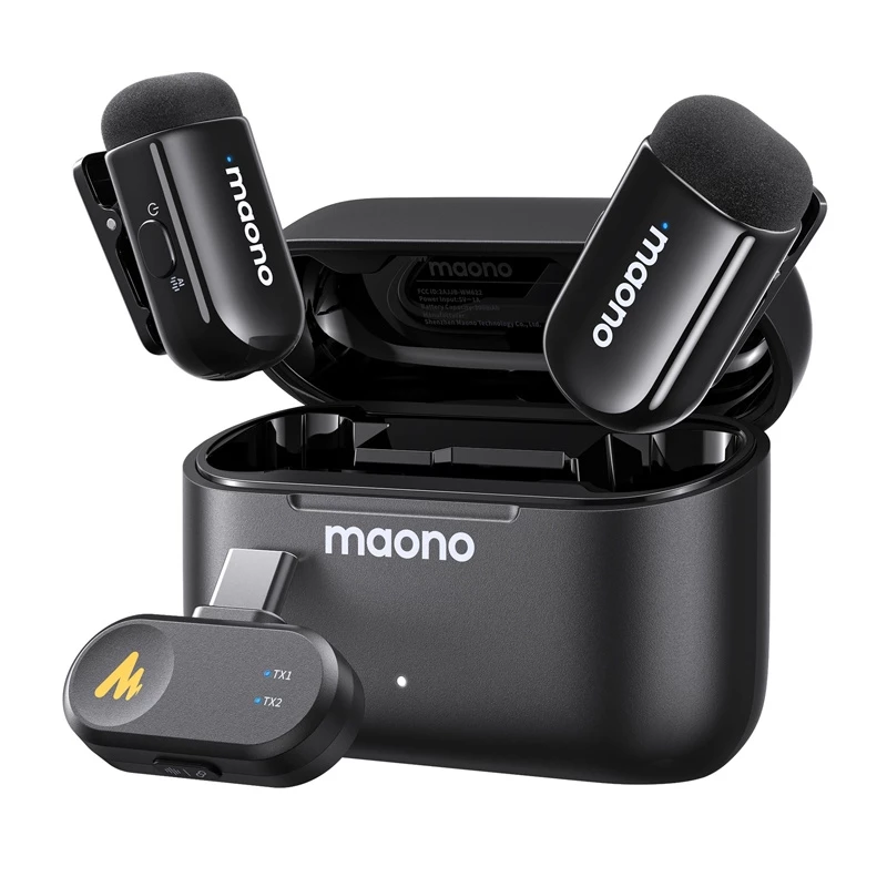 Microfone MAONO WM622 PC2 — alta sensibilidade, baixo ruído para gravações de áudio nítidas