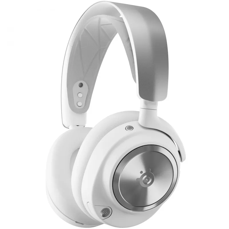 Headset STEELSERIES 61524 com fios circumaural branco com arco de cabeça
