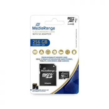 Cartão de memória MediaRange 256GB MicroSDXC UHS-I Class 10 MR946