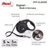 Flexi New CLASSIC 5 m Preto Trela retrátil para cães