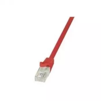 Logilink EconLine - cabo de rede - RJ-45 (M) para RJ-45 (M) - 5 m - UTP - CAT 6 - vermelho (CP2074U)