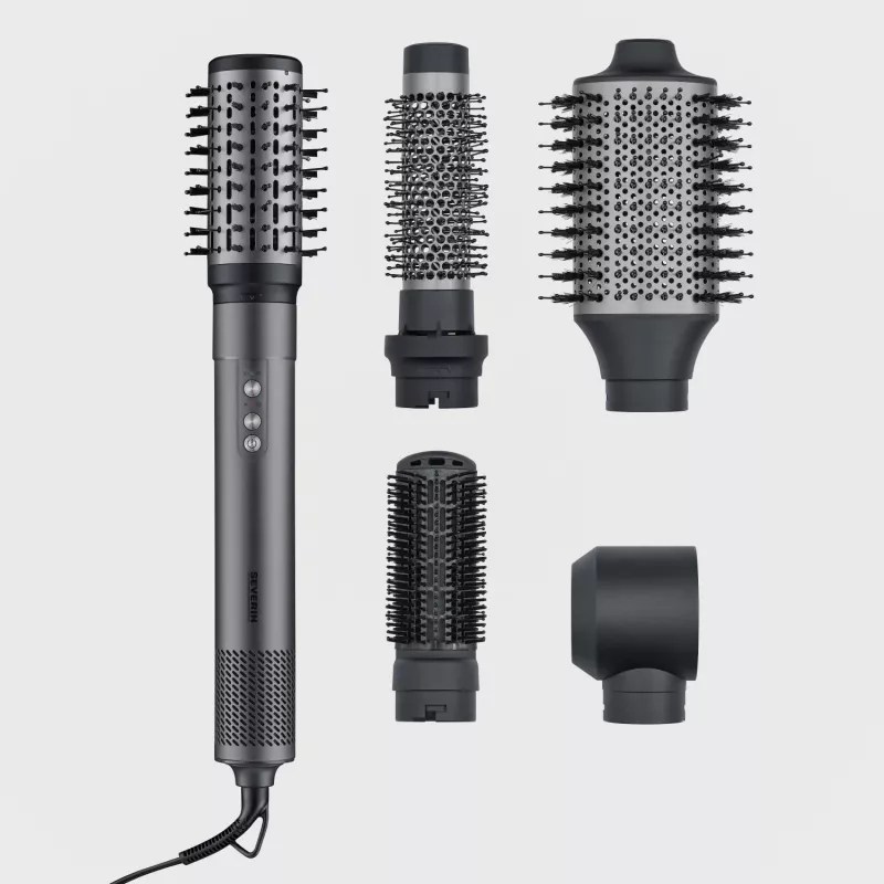Conjunto de cuidados capilares Severin WL 0683 Antracite, Prateado 1500 W 2,8 m