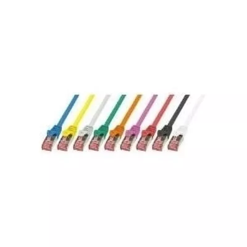 Logilink PrimeLine - cabo de patch - RJ-45 (M) - RJ-45 (M) - 3 m - SFTP, PiMF - CAT 6 - liso, isento de halogéneos - laranja (CQ2068S)