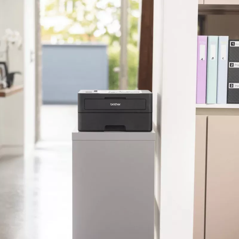 Impressora laser Brother HL-L2460DNYJ1 — A4 monocromática, 34 páginas/min., duplex, Ethernet, 128 MB, alimentação de 251 folhas
