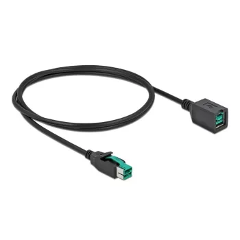 Cabo de extensão USB com alimentação DeLOCK 85980 12 V 1 m