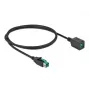 Cabo de extensão USB com alimentação DeLOCK 85980 12 V 1 m
