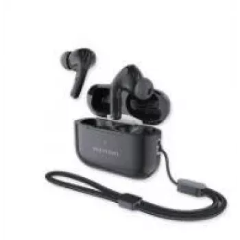 Headset on-ear sem fios Vention Echo Lite E11 Plus — preto, modelo NBVB0-PLUS
