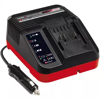 Carregador de bateria Einhell Power X-Car Charger 3A isqueiro vermelho