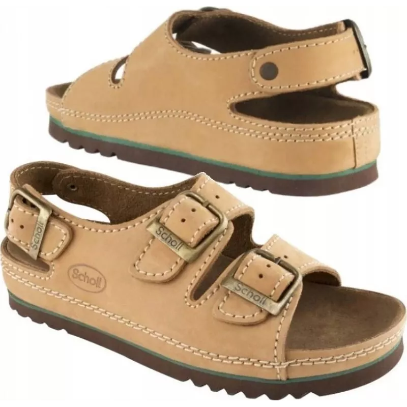 Sandálias confortáveis Scholl AIR BAG BACK STRAP BRONZE 39