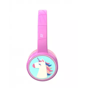 Denver BTH-106P Auscultadores/Headset com fios & sem fios Arco de cabeça Chamadas/Música Bluetooth Rosa
