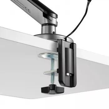 Suporte para monitor gaming NanoRS 17-32 com iluminação LED RGB suporte de mesa altura ajustável giratório inclinável máx. 9 kg VESA 75x75 / 100x100