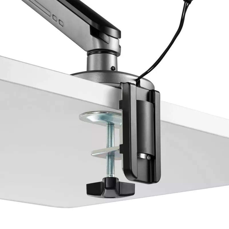 Suporte para monitor gaming NanoRS 17-32 com iluminação LED RGB suporte de mesa altura ajustável giratório inclinável máx. 9 kg VESA 75x75 / 100x100