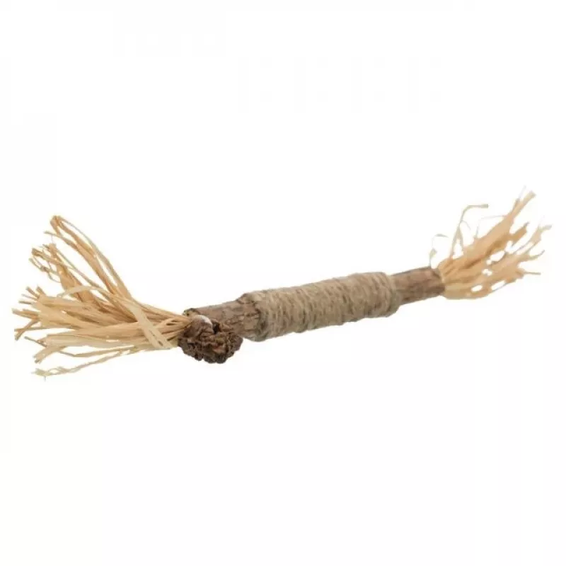 Canas de gato Trixie TX-42435 Matatabi com borlas, madeira 240 mm, material de juta