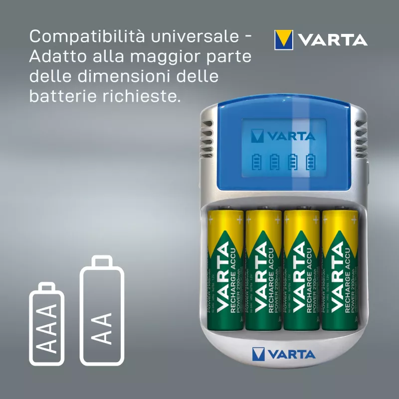 Carregador de bateria Varta POWERLCD