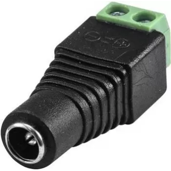 Ficha adaptadora de alimentação DC EUROLITE 50532020 — ficha oca para adaptador de terminal de parafuso