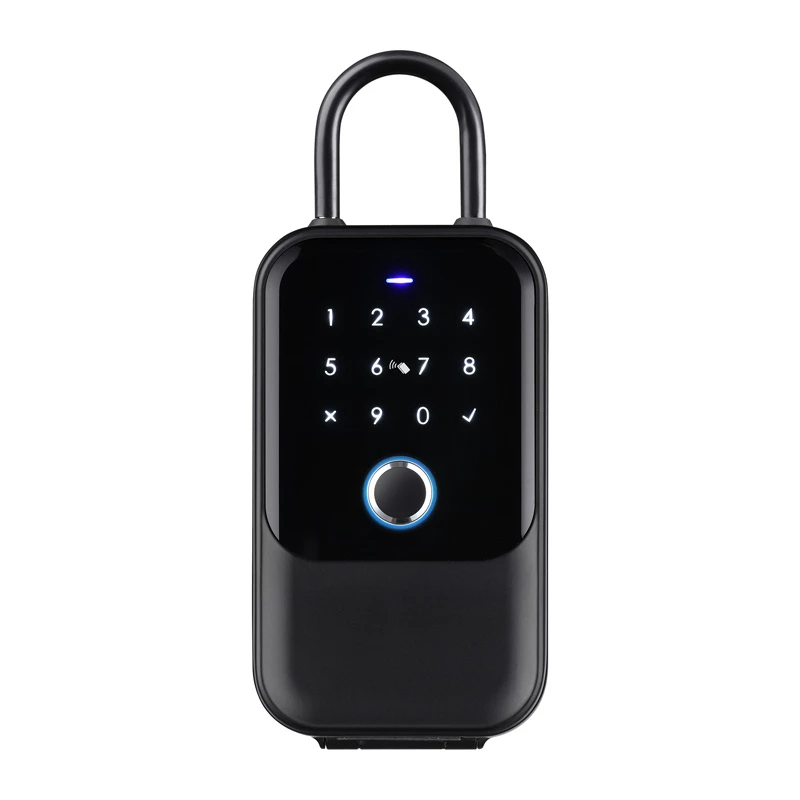 Cofre inteligente com impressão digital Avatto SDL-K5 com teclado digital e chave de emergência