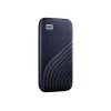 WD My Passport SSD WDBAGF0020BBL - SSD - encriptado - 2 TB - externo (portátil) - USB 3.2 Gen 2 (conector USB-C) - AES de 256 bits - azul meia-noite