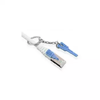 Cabo de rede RJ45 - CAT6A 500MHz - 7,5m - cinzento - S-STP (S/FTP) - com bloqueio - AWG26 - Synergy 21